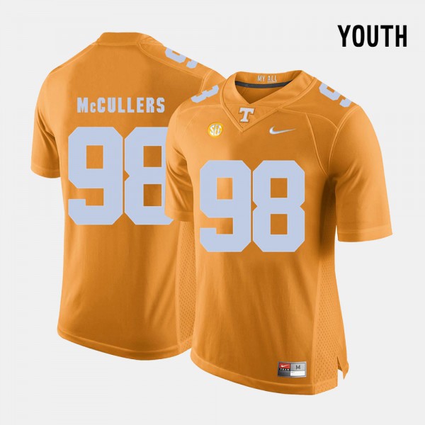 Youth(Kids) TN VOLS #98 Daniel McCullers Orange College Football
